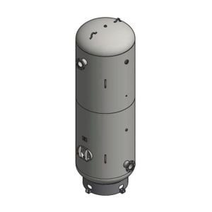 V10095 Samuel Vertical Vacuum Air Receiver | 60 Gallons | 150 PSI-Standard-Powder-White