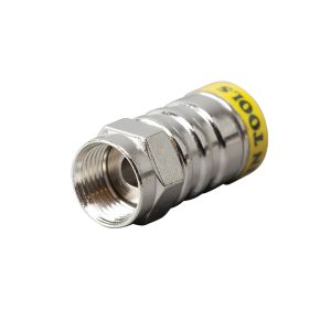 VDV812-627 Klein Tools Push-On F Connectors RG6/6Q 10-Pack