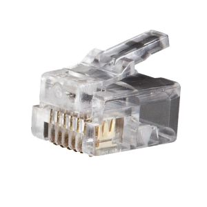 VDV826-600 Klein Tools Modular Telephone Plugs RJ12 6P6C, 25-Pack