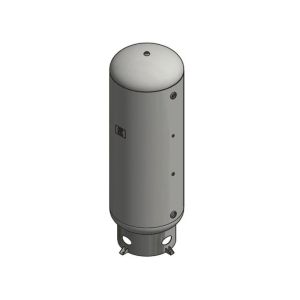 A10056X Samuel Vertical Air Receiver | 400 Gallons | 200 PSI-Enamel-Epoxy-White-TK2-3003542056 | Kit w/ Drain - Gauge, SRV, Ball