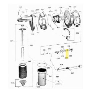 31048A Nut 400 Packing Valve Oil Relief - image 1