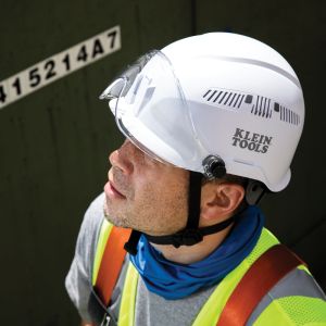VISORCLR Klein Tools Safety Helmet Visor, Clear