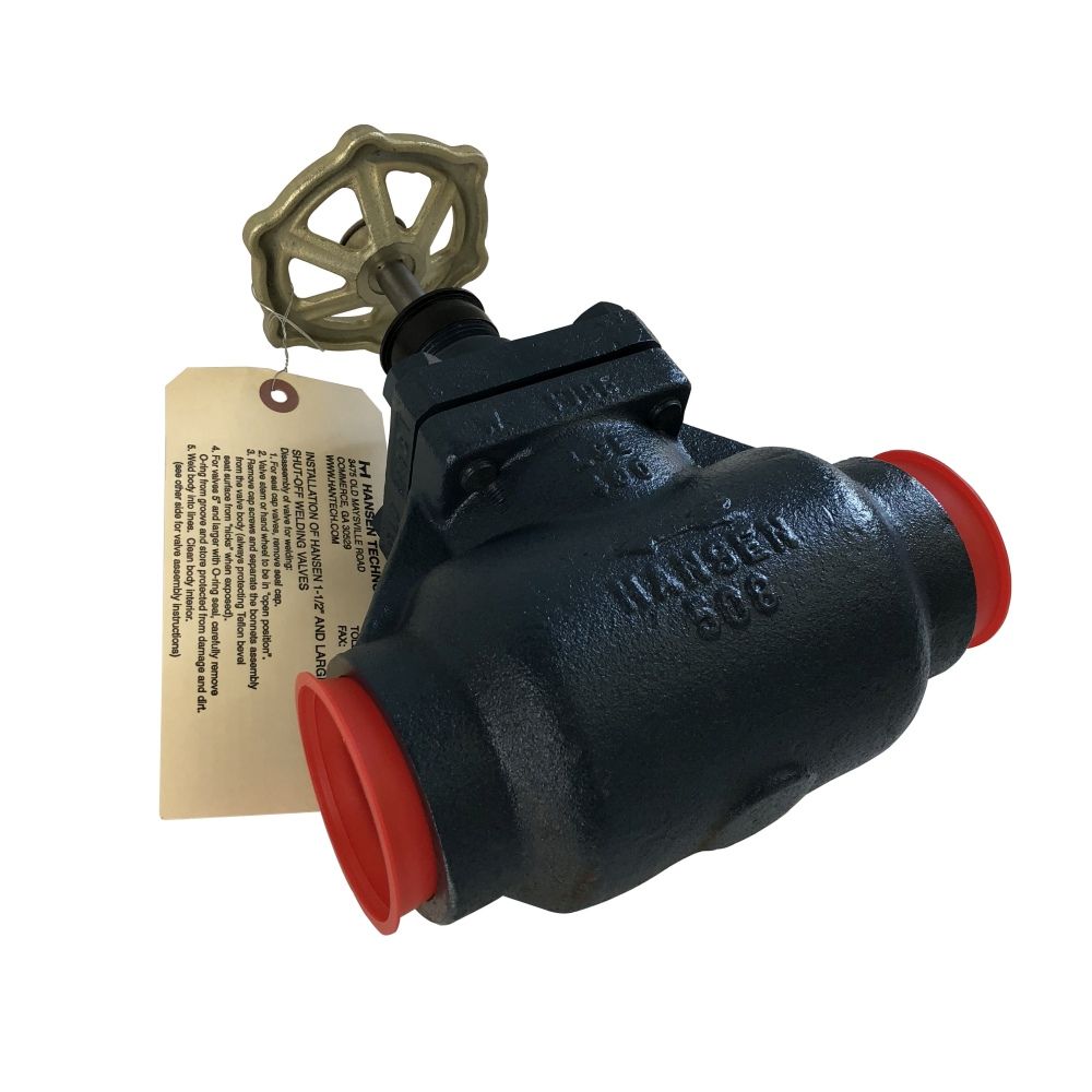 Hansen GS200H, 2 Ammonia Shut-off Valve Globe, Socket Weld, Handwheel
