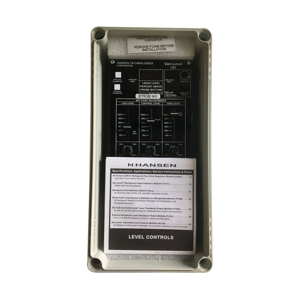 Hansen LB3-115, Vari-level Control 115 Volt 3-Relay Hansen LB3-115, Vari-level Control 115 Volt 3-Relay