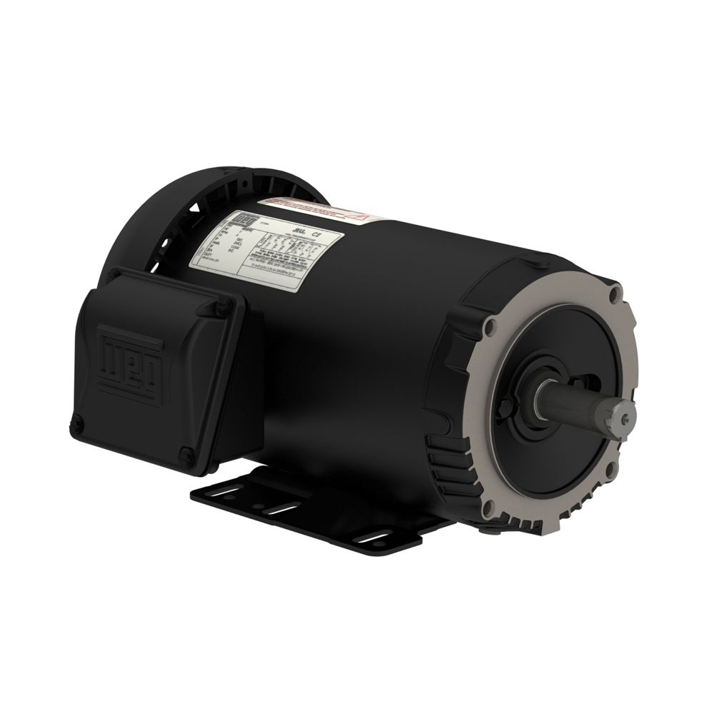 00118ET3E143TC-S WEG Motor 1HP 4P 143/5TC WCF2