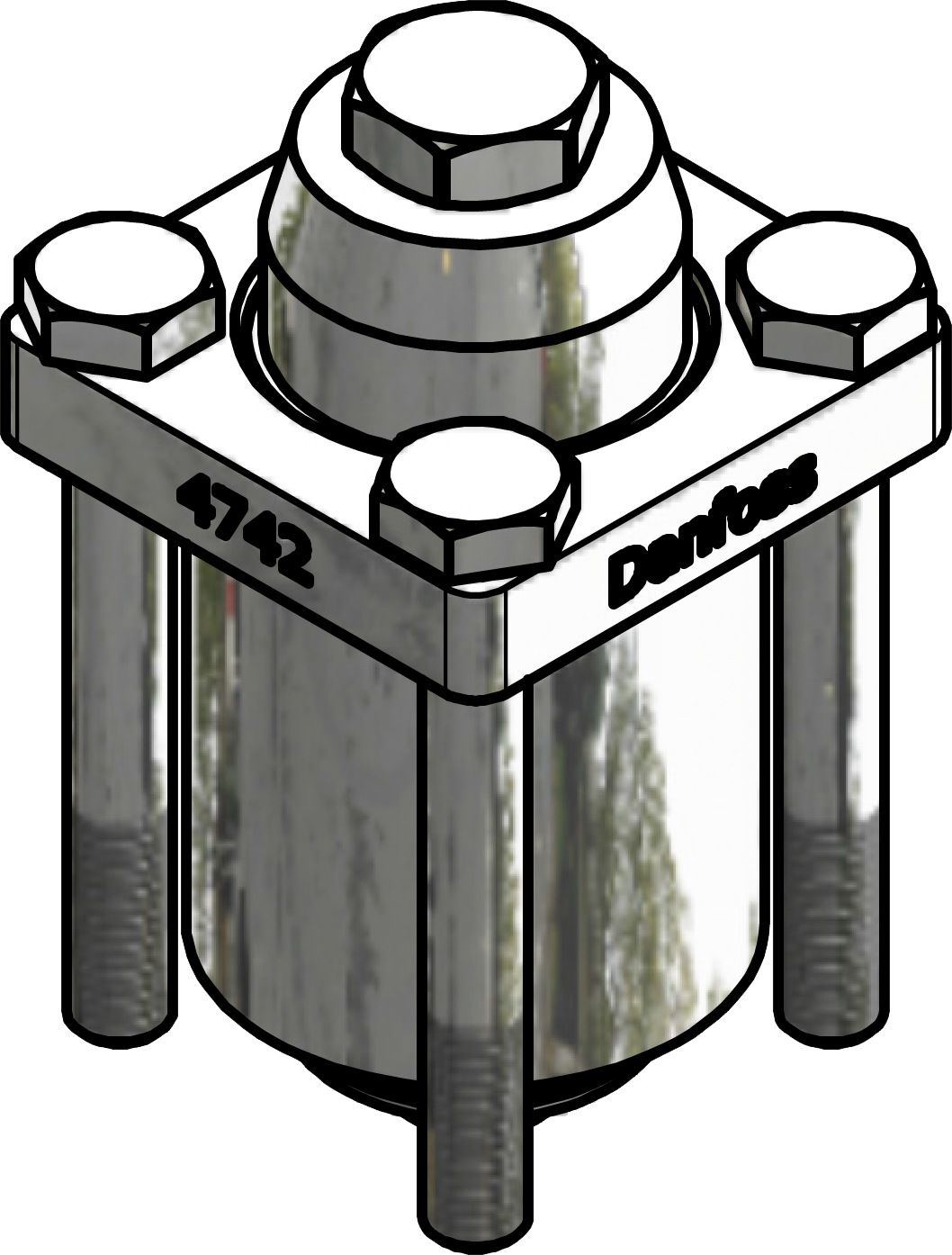 027L4777 Danfoss, ICFF-SS 20E Filter module, Spare part