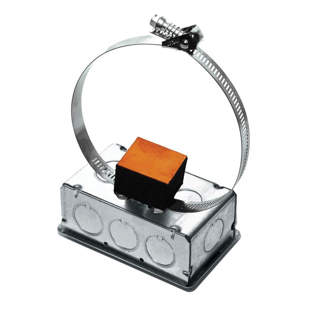 A/AN-S10-GD Automation Components Inc (ACI) 10,000 Ohm Thermistor (Type III), Strap On, 10" Strap, Galvanized Enclosure 142218