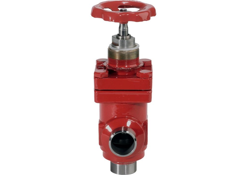 148B5420 Danfoss Shut-off valve, SVA-S 25, Angle 1 BW w/ handwheel