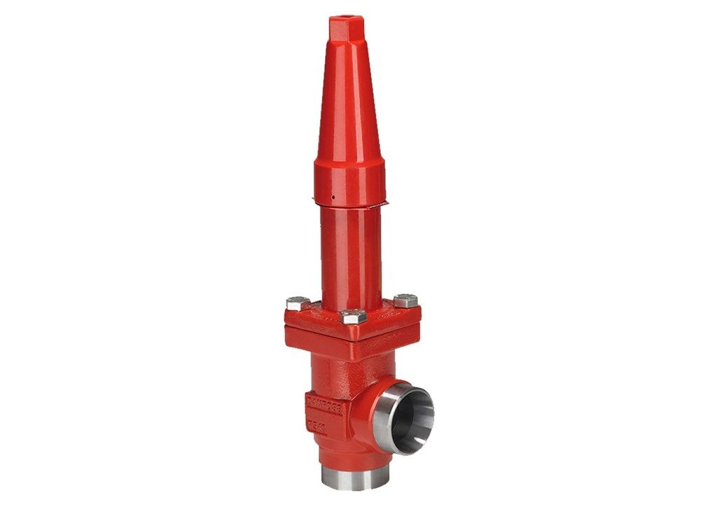 148B5661 Danfoss Shut-off Valve, w/ Long Neck bonnet, SVA-L 40 Angle 1 1/2" BW w/ seal cap