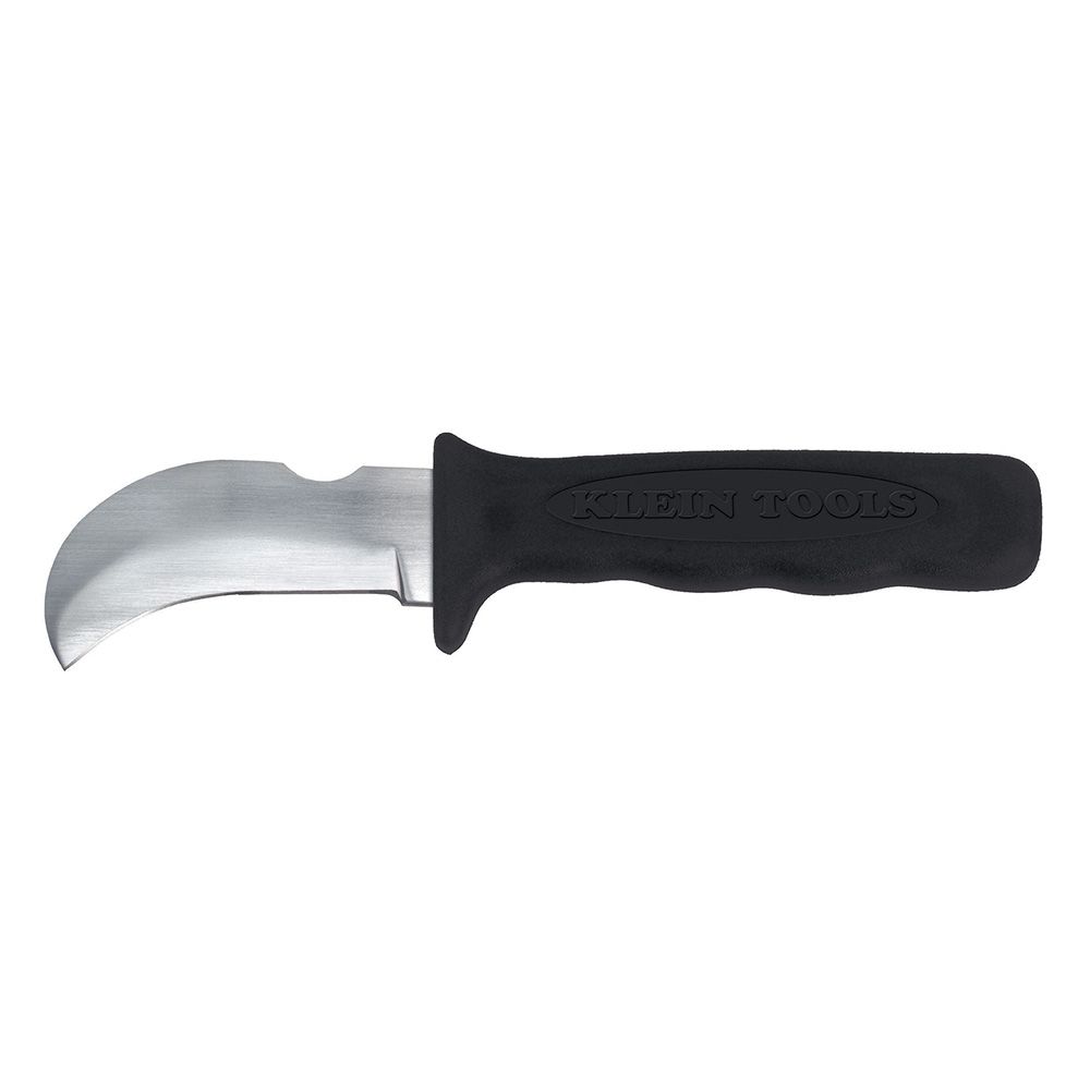 1570-3LR Klein Tools Lineman's Skinning Knife with Hook Blade and Notch