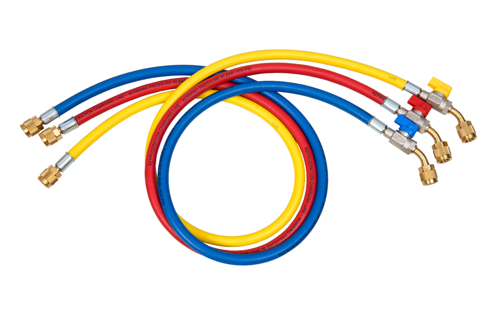 4493622 Refco CA-CCL-60, 3 60" hoses w/ball valve