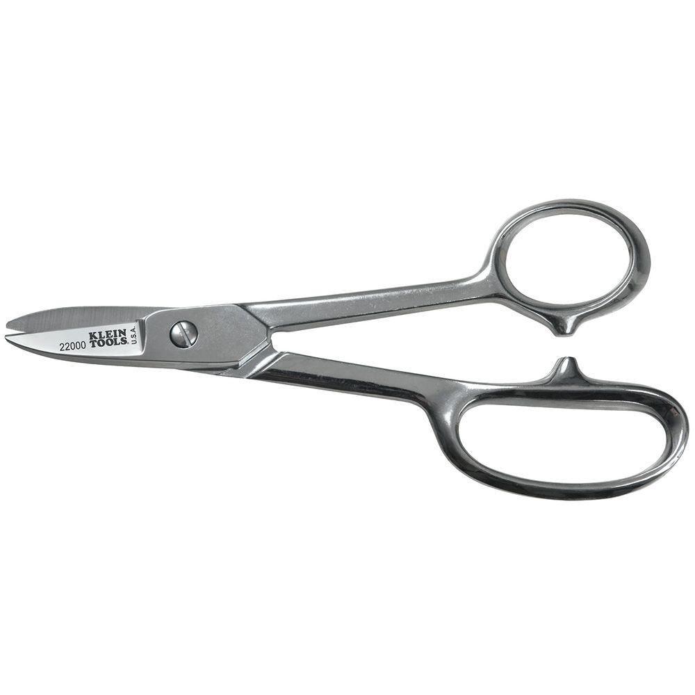 22000 Klein Tools High-Leverage Electrician Scissors / Snip