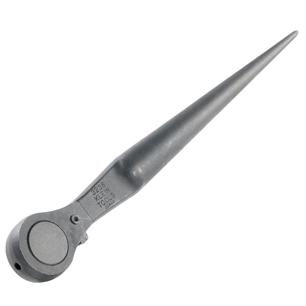 3238 Klein Tools 1/2-Inch Ratcheting Construction Wrench, 15-Inch