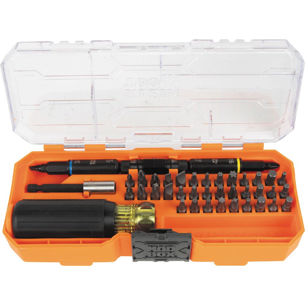 32501HD Klein Tools KNECT™ Impact-Rated Multi-Bit Screwdriver / Nut Driver Set, 46-Piece