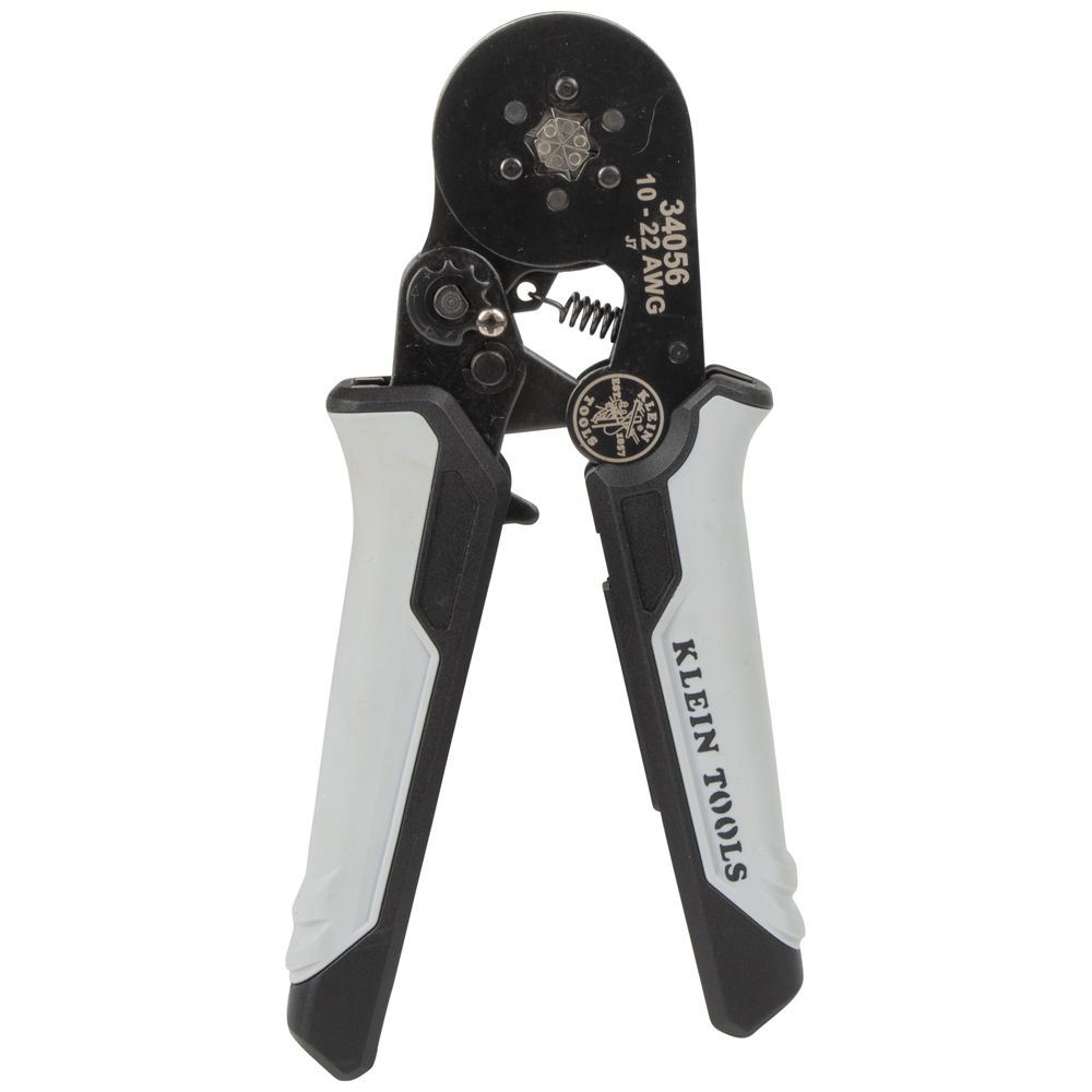 34056 Klein Tools Ratcheting Ferrule Hex Crimper, 10 to 22 AWG Wire