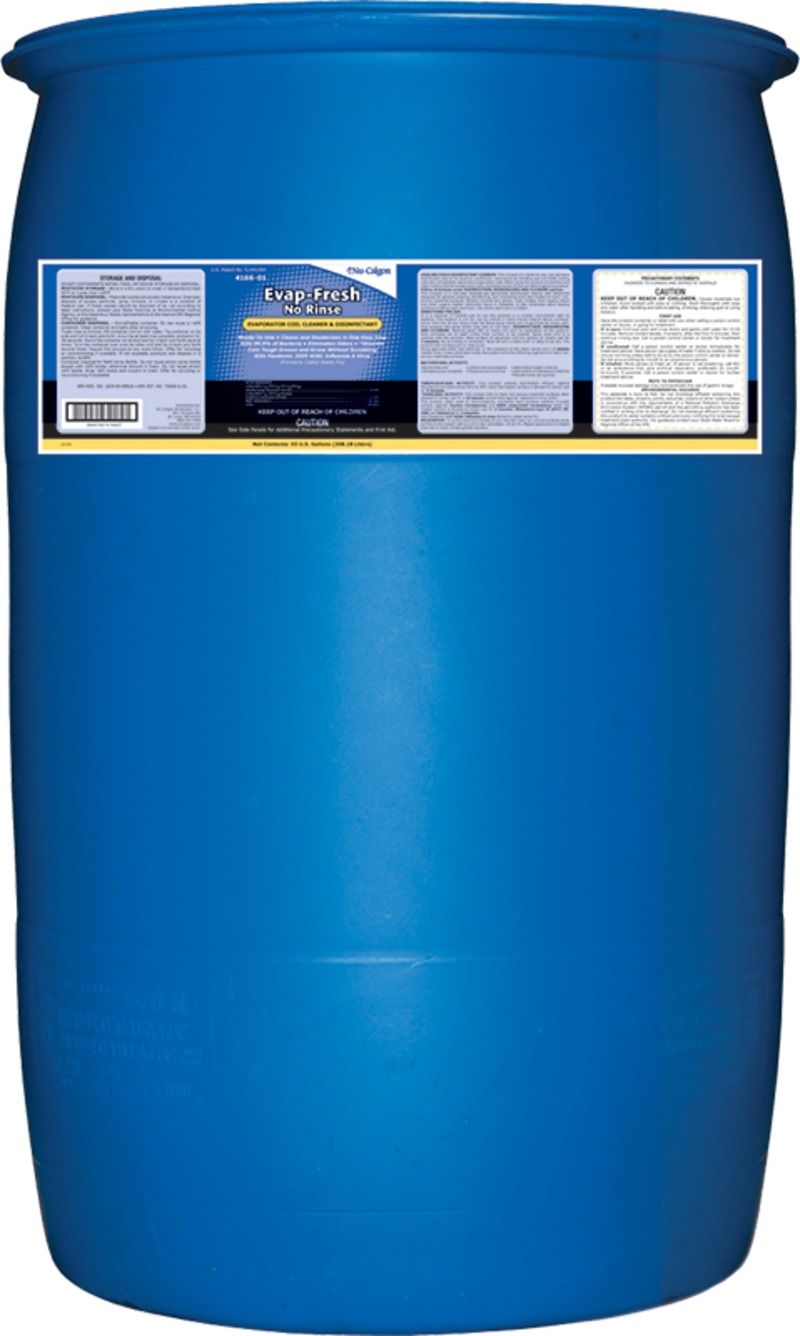 4166-01 Nu-Calgon Evap Fresh (No Rinse Evap. Coil Clnr. & Disinfectant 55 gal. drum