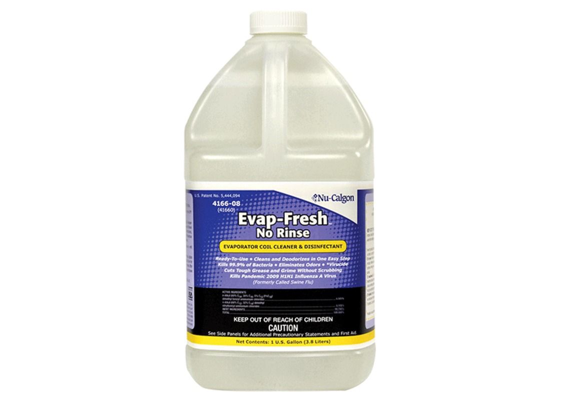 4166-08 Nu-Calgon Evap Fresh (No Rinse Evap. Coil Clnr. & Disinfectant) 1 gal.