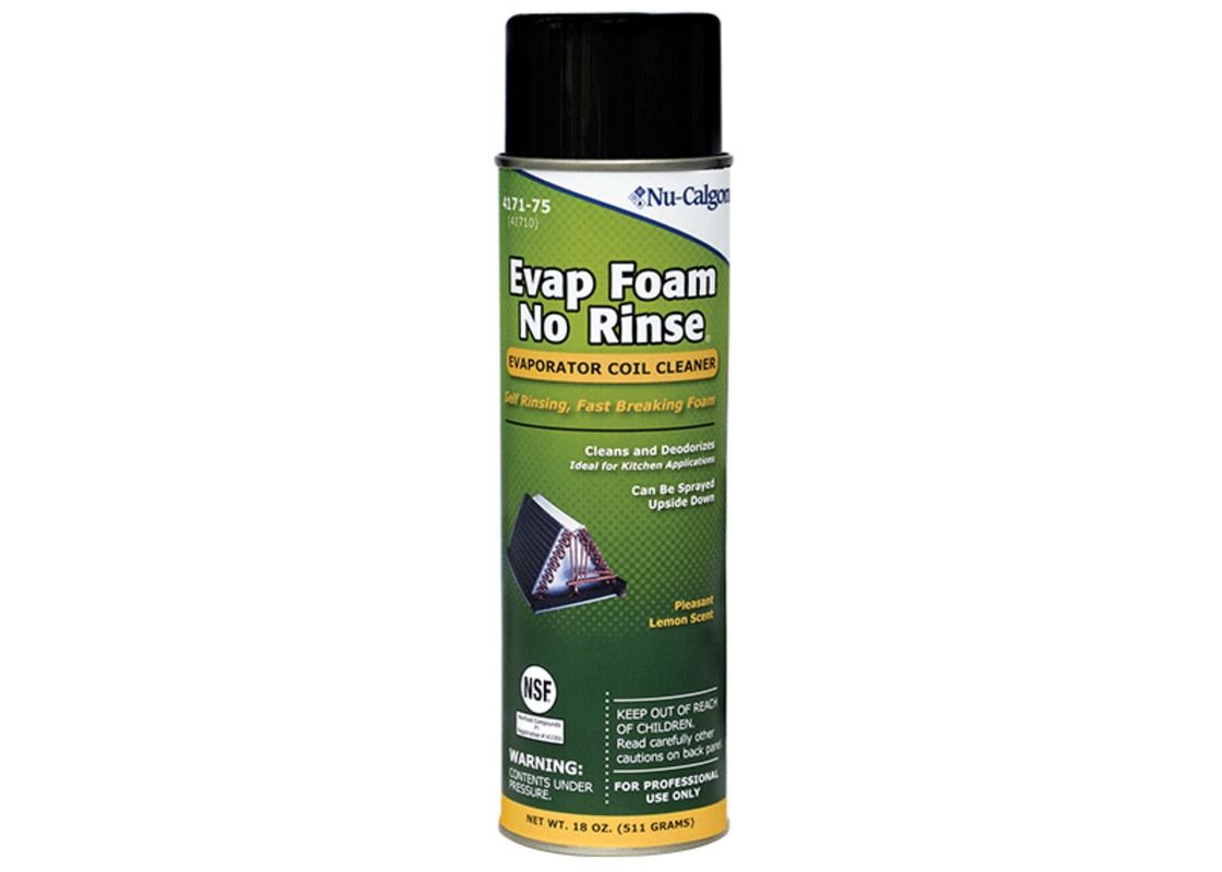 4171-75 Nu-Calgon Evap Foam No Rinse, Aerosol 18 oz.