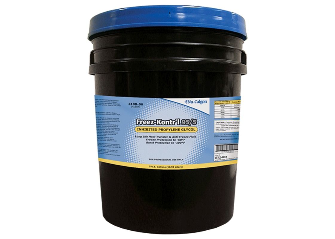 Propylene Glycol Freez Kontr'l 5G 95/5; Size: 5 Gallon; Strength: 95%; Burst Protection: -100°F;
