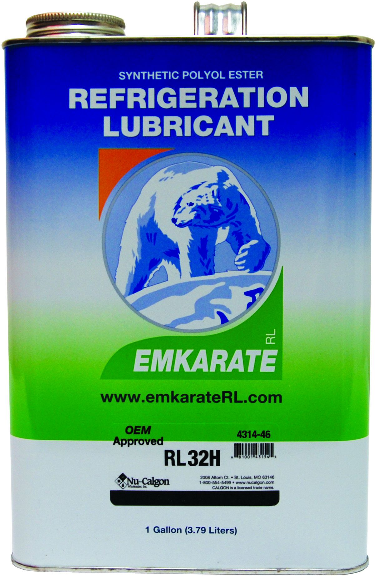 4314-46 Nu-Calgon 4314-46 EMKARATE RL32H POE ISO 32 (150 SUS) 1G NU-CALGON