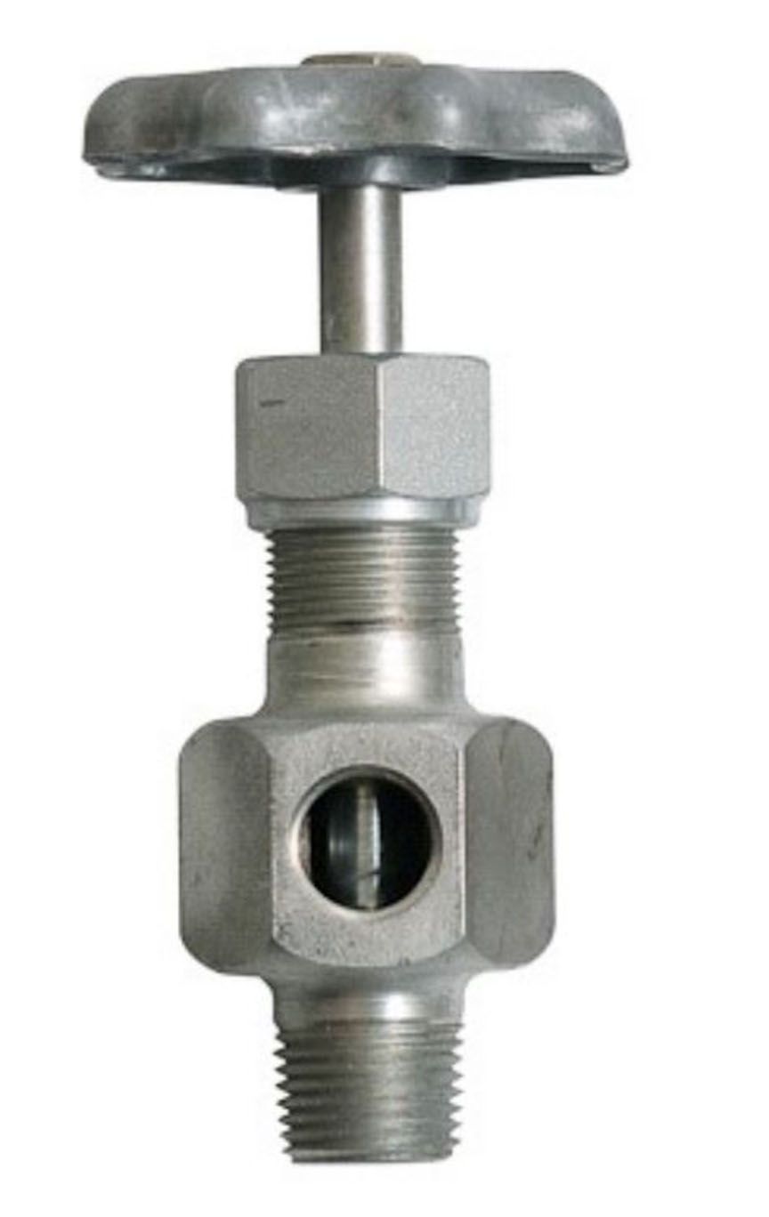Cyrus Shank 451 Purge Valve, 1/4", 1/4" Carbon Steel