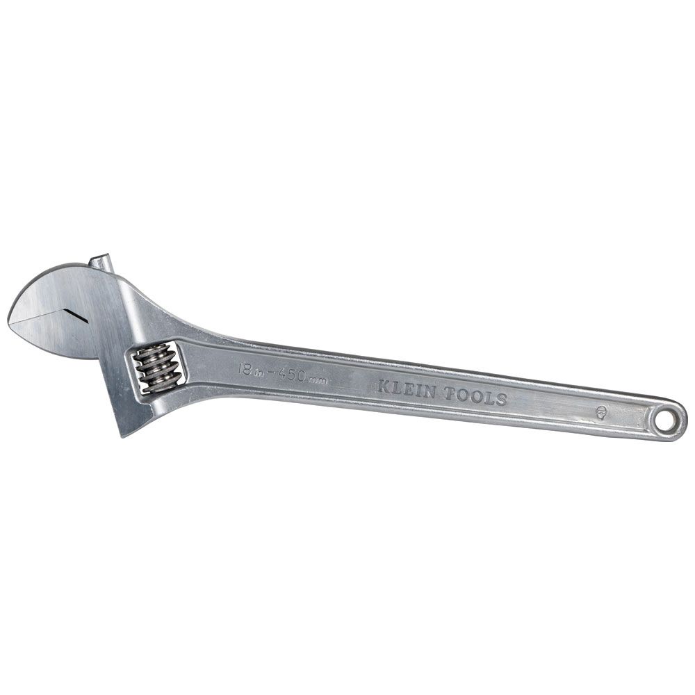 500-18 Klein Tools Adjustable Wrench Standard Capacity, 18-Inch