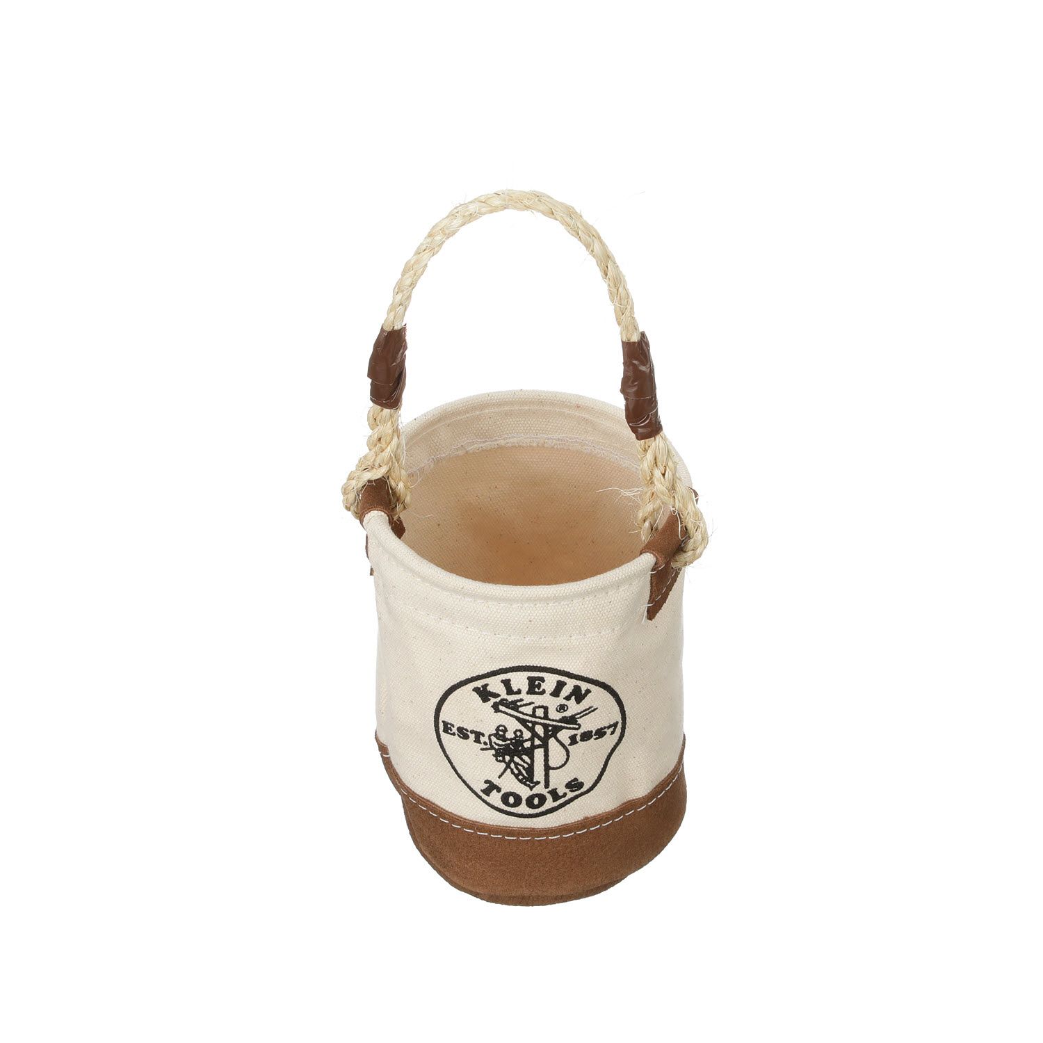 5104MINI Klein Tools Mini Tool Bucket, Leather-Bottom