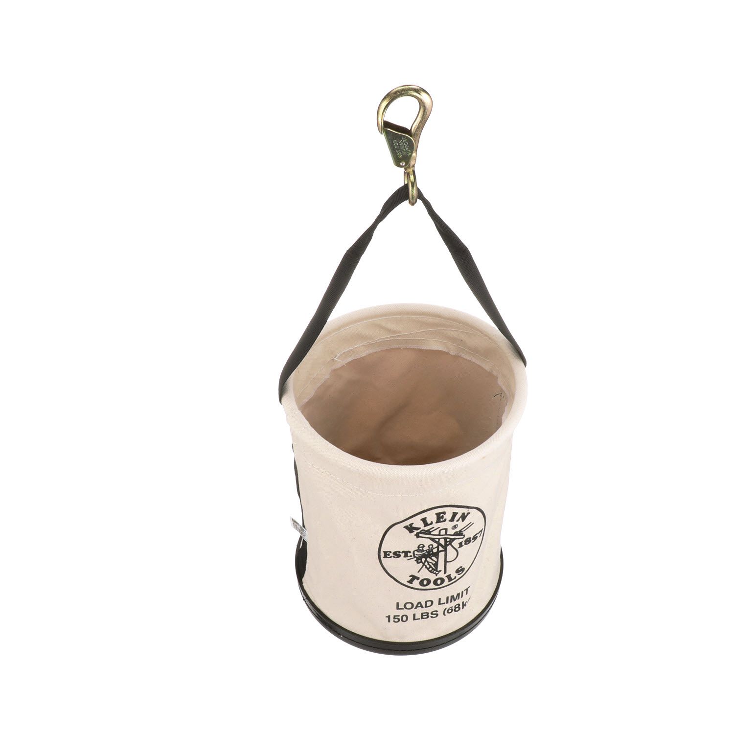 5109SLR Klein Tools Canvas Bucket, All-Purpose with Drain Holes, 12-Inch