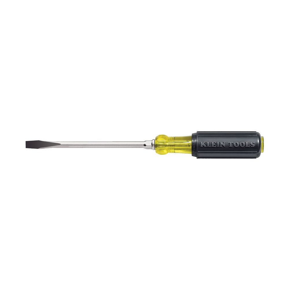 602-4 Klein Tools 1/4-Inch Keystone Screwdriver, 4-Inch Round Shank