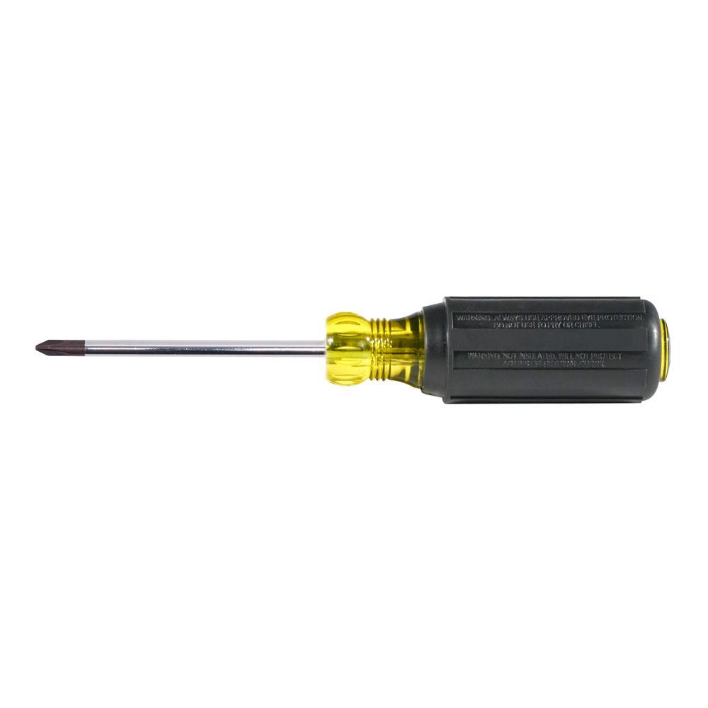 603-3 Klein Tools #1 Phillips Screwdriver, 3-Inch Round Shank