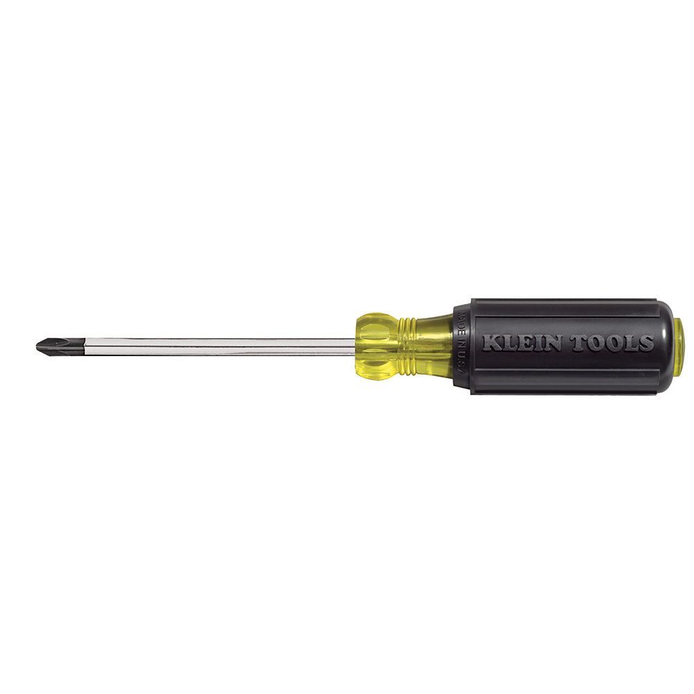 603-4 Klein Tools #2 Phillips Screwdriver, 4-Inch Round Shank