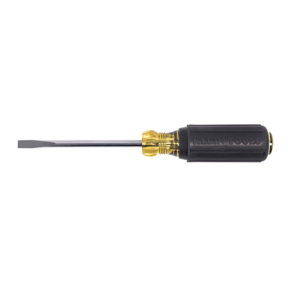 605-4 Klein Tools 1/4-Inch Cabinet Screwdriver, 4-Inch Round Shank