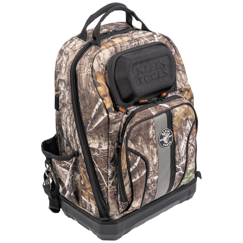 62800BPCAMO Klein Tools Tradesman Pro™ XL Tool Bag Backpack, 40 Pockets, Camo