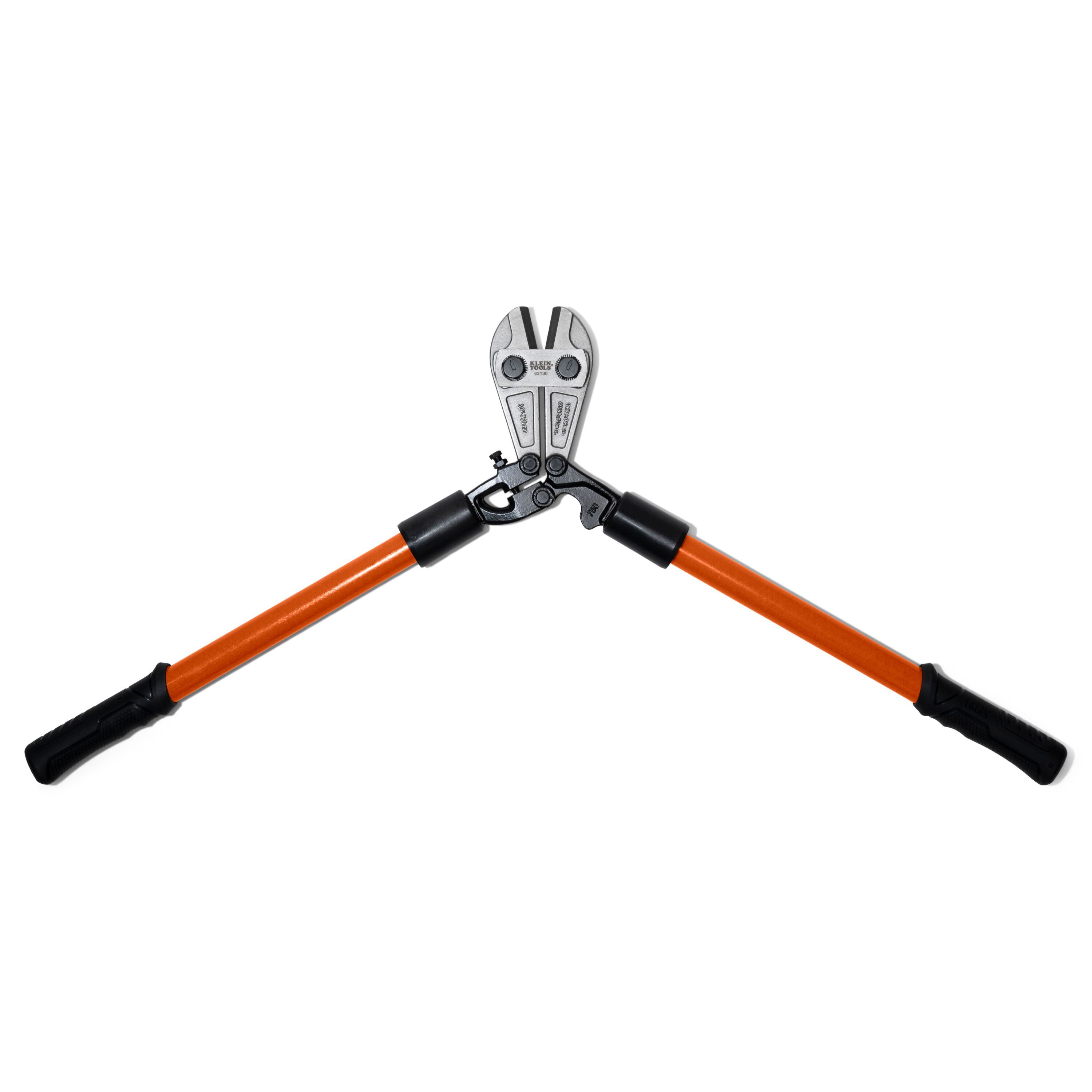 63130 Klein Tools Bolt Cutter, Fiberglass Handle, 30-1/2-Inch