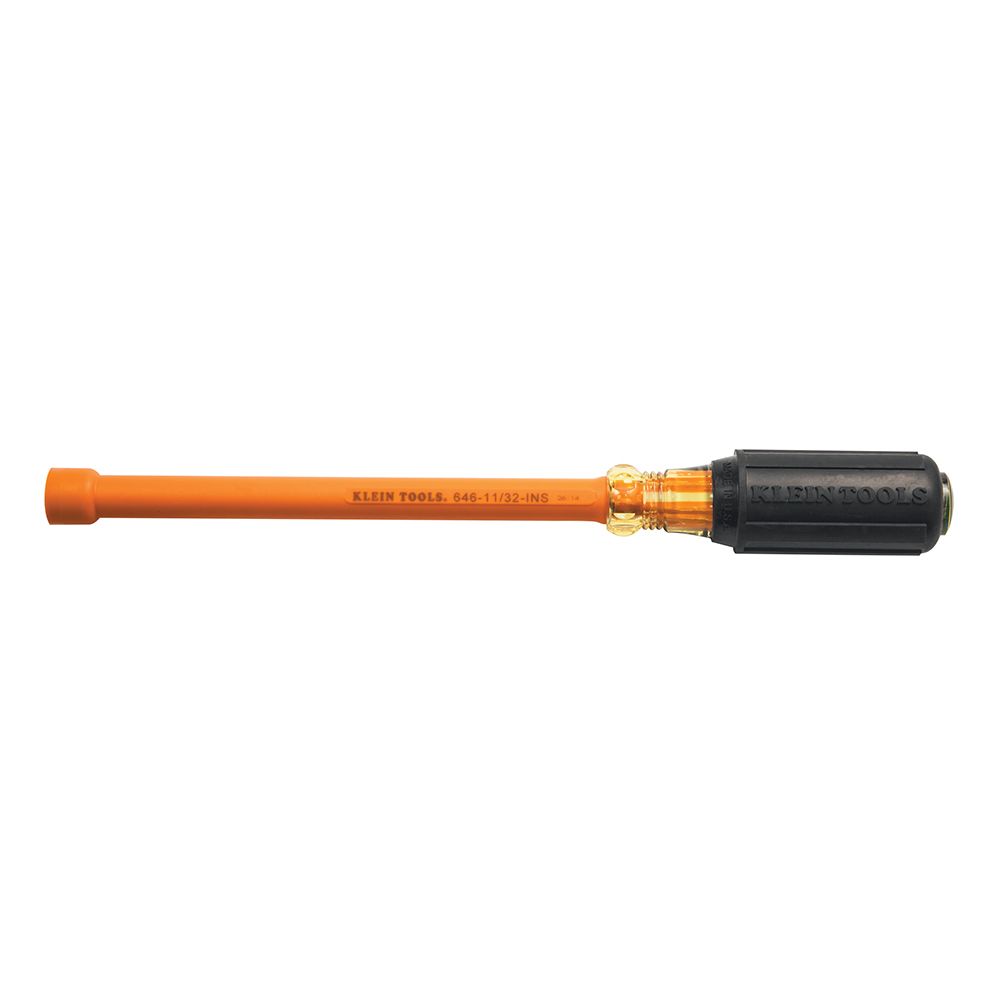 6461132INS Klein Tools 11/32-Inch Insulated Driver, 6-Inch Hollow Shaft