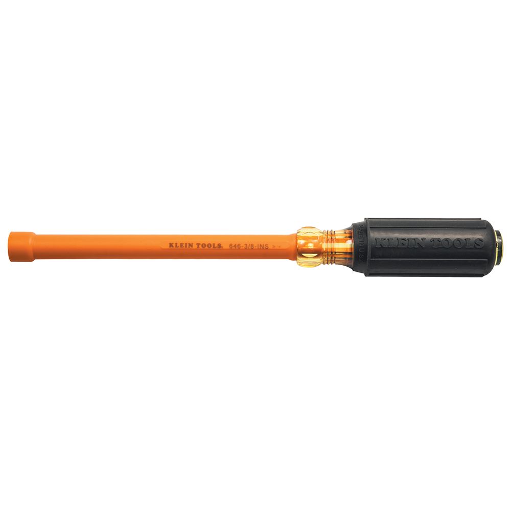 646316INS Klein Tools 3/16-Inch Insulated Nut Driver 6-Inch Hollow Shaft