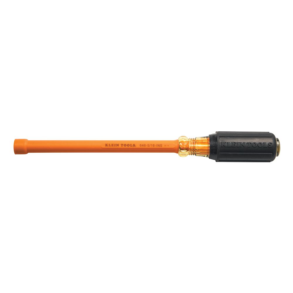 646516INS Klein Tools 5/16-Inch Insulated Nut Driver with 6-Inch Shank