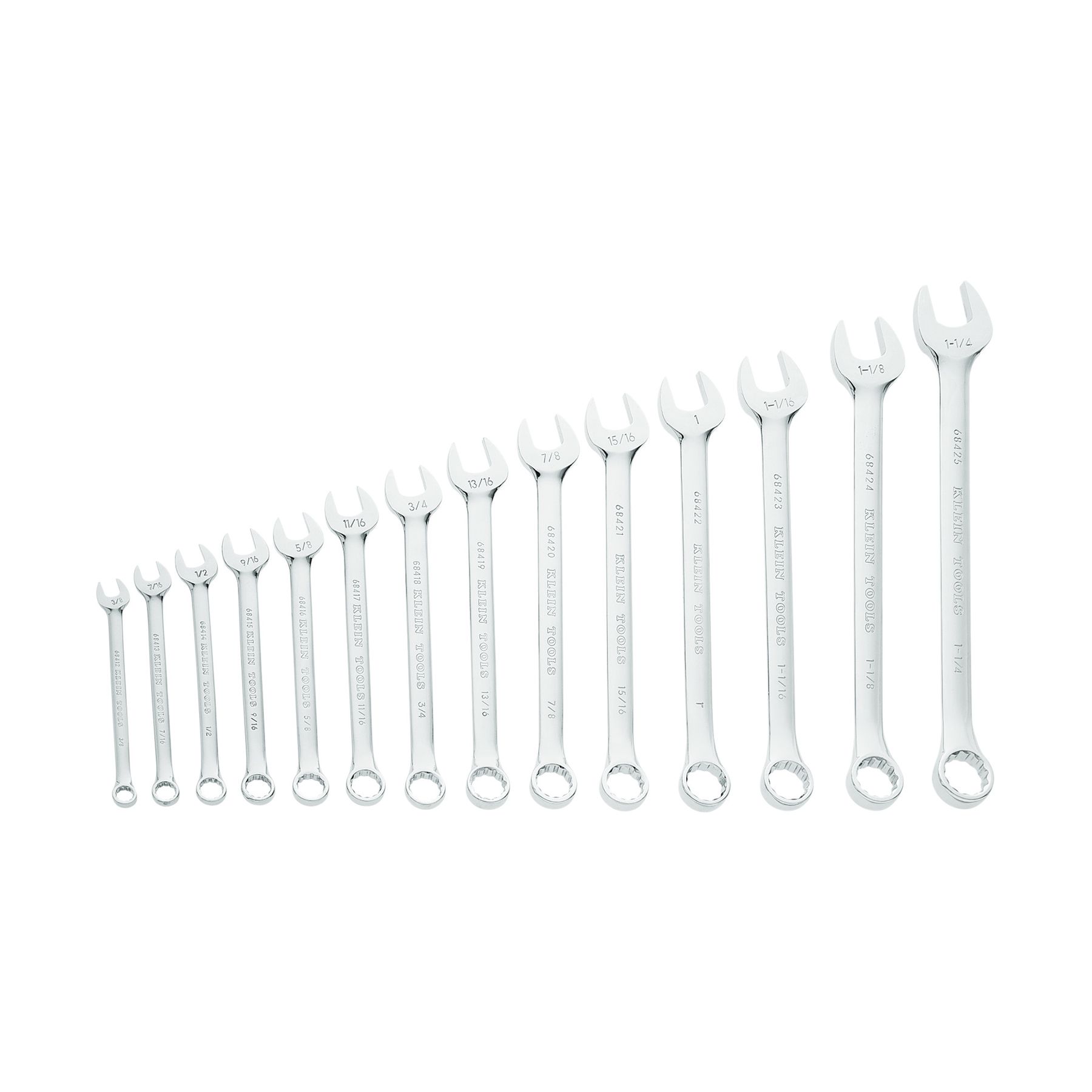68406 Klein Tools Combination Wrench Set, 14-Piece