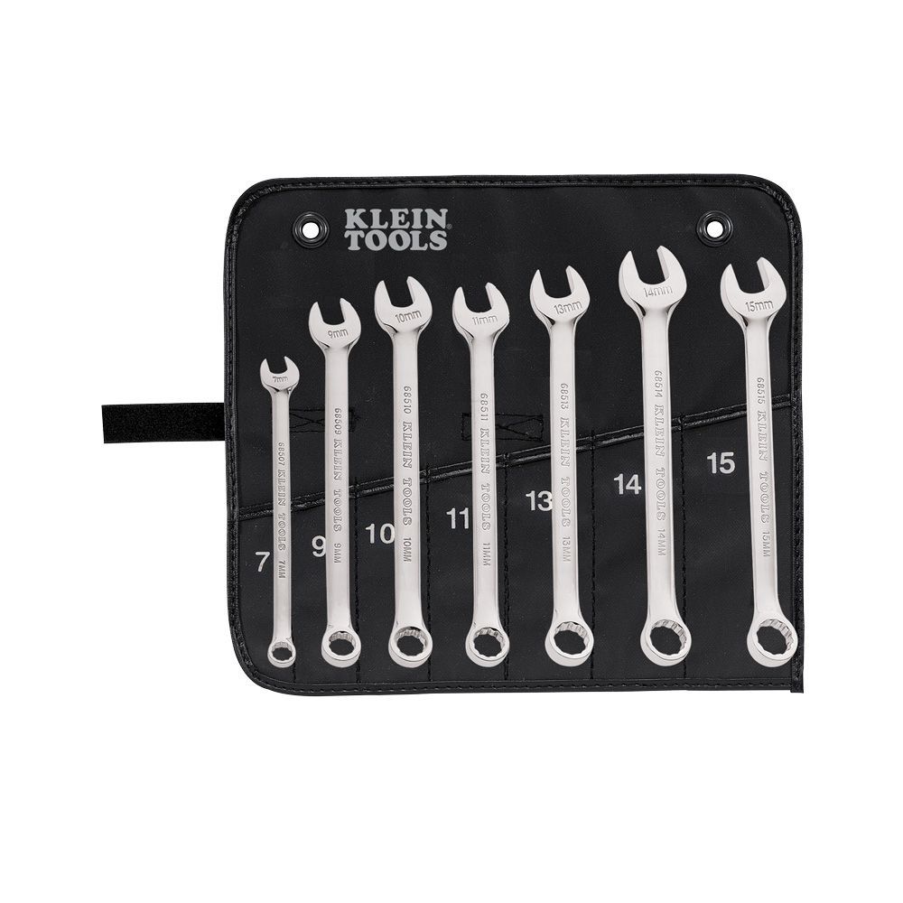 68500, KLEIN, Combination Metric Wrench Set w/Pouch