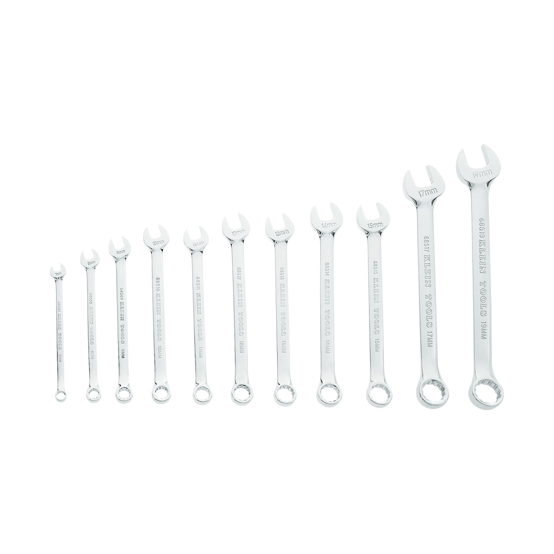 68502 Klein Tools Metric Combination Wrench Set, 11-Piece