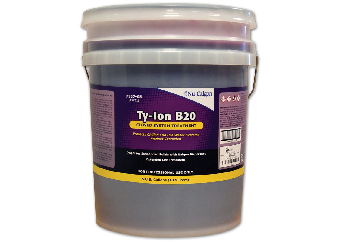 7537-05 Nu-Calgon Ty-Ion B20 5 gal. pail