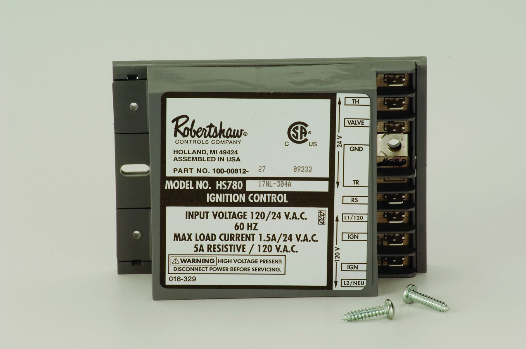 780-790 Robertshaw IGNITION CONTROL HOT SURFACE I.C.U.