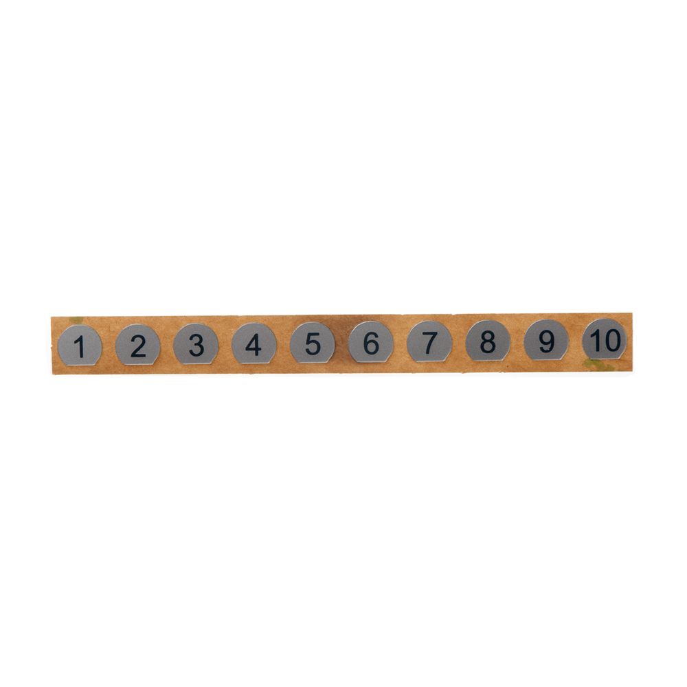 8321839 Draeger Sticker for module numbering 1 to 10
