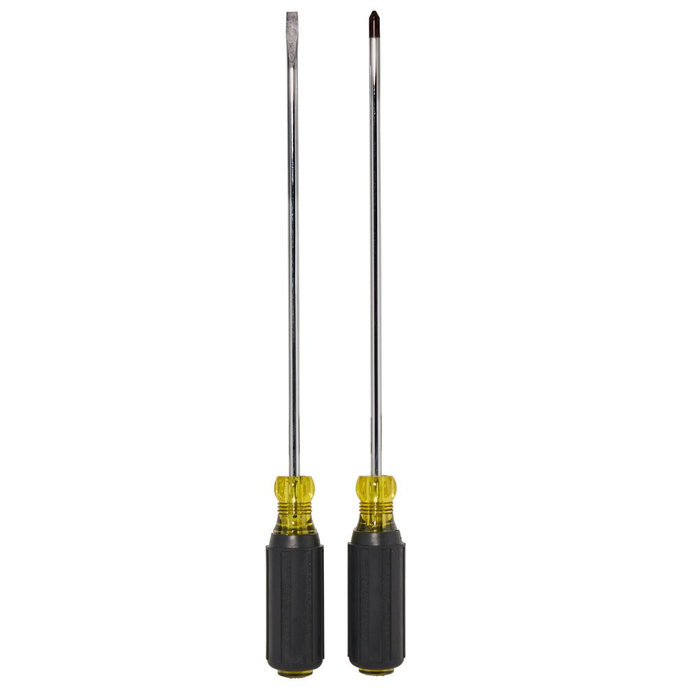 85072 Klein Tools Screwdriver Set, Long Blade Slotted and Phillips, 2-Piece
