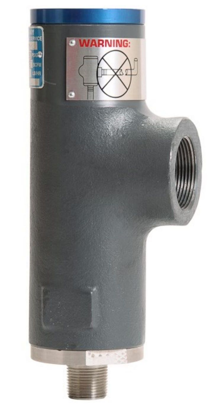 Cyrus Shank 850D-225 3/4" Safety Relief Valve, 3/4", 1 1/2", Ductile Iron