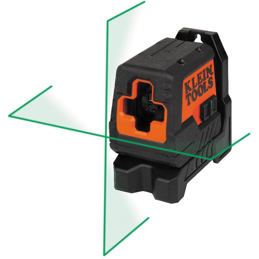 93MCLG Klein Tools Green Mini Cross-Line Self-Leveling Laser Level, 50-Foot
