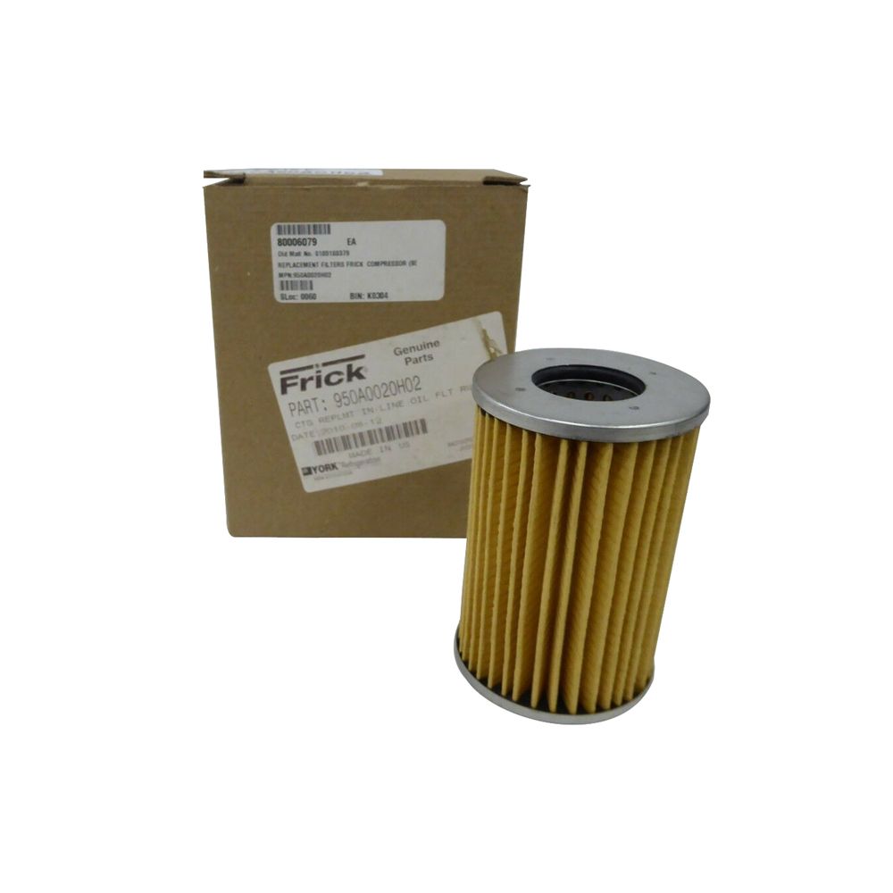 950A0020H02 Frick RWB Cartridge Replacement In-Line Oil Filter
