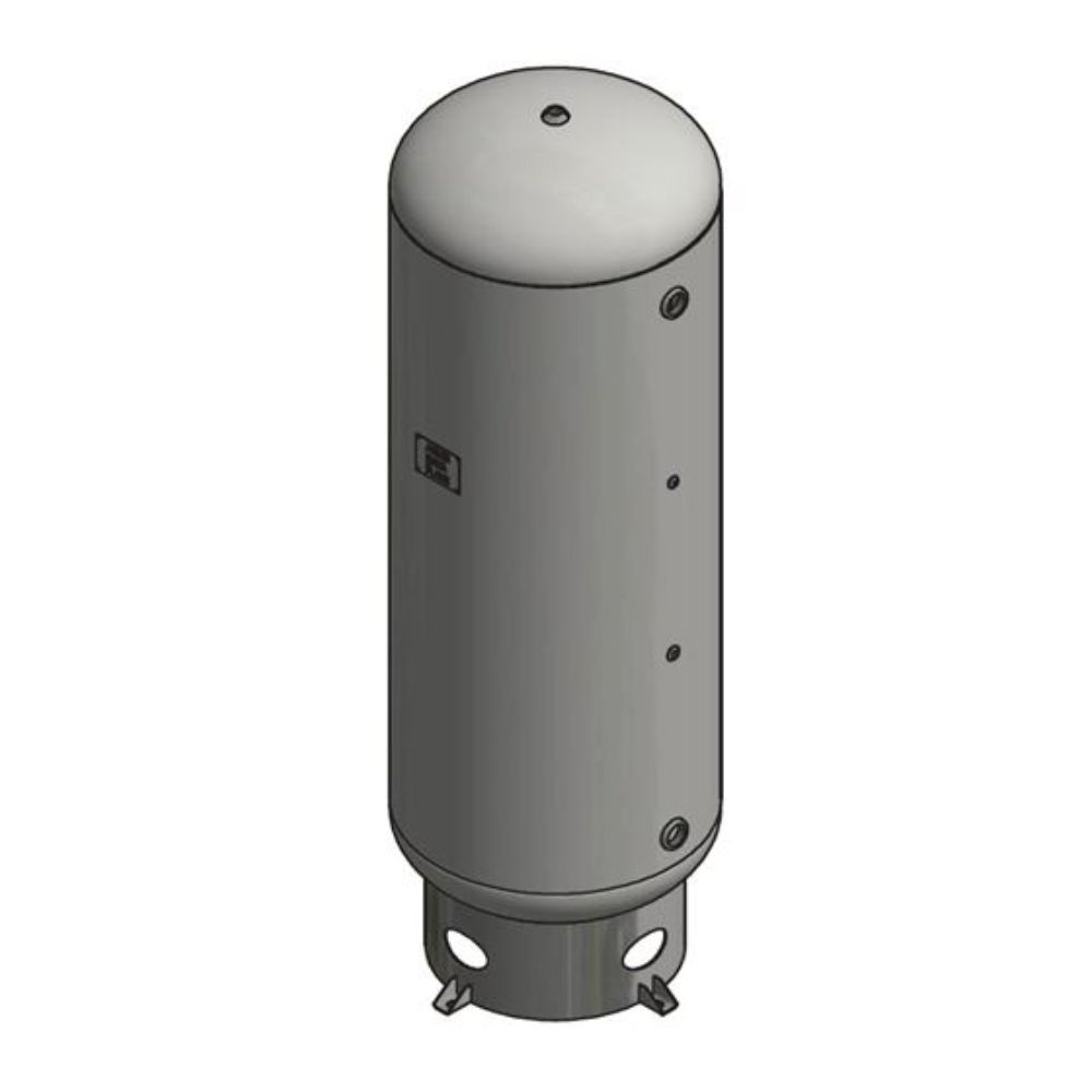 A10051 Samuel Vertical Air Receiver | 200 Gallons | 200 PSI-Enamel-Food Grade-Black-TK1-3003504156 | 350 SCFM Tank Kit - Gauge,