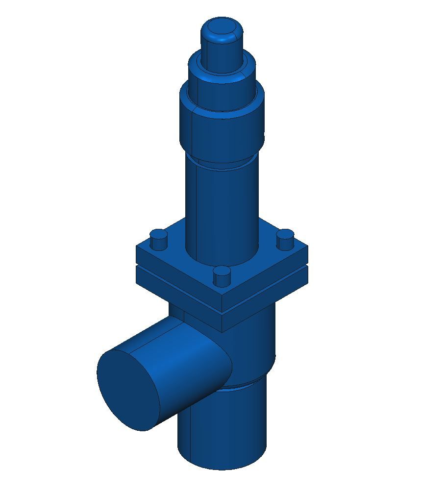 Hansen ASB075C, 3/4 Shut-off Valve, Angle, Bolted Bonnet, Socket-Weld SC
