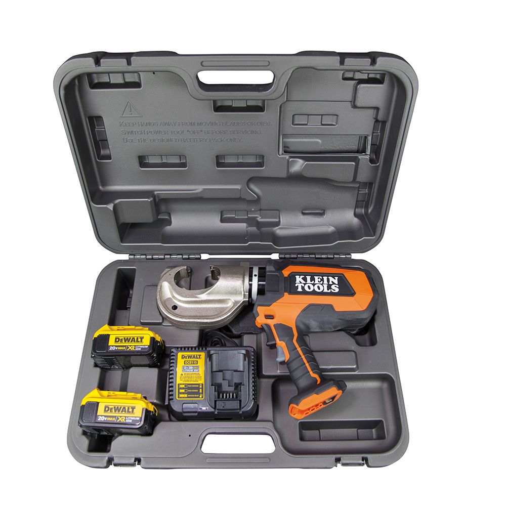 BAT20-12T1651 Klein Tools Battery-Operated 12-Ton Crimper Kit